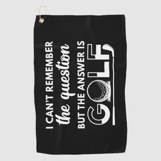 Het antwoord is Golf Golfhanddoek (Voorkant)