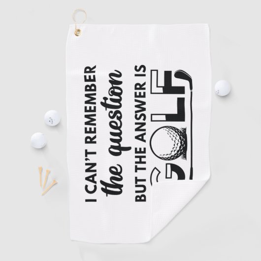 Het antwoord is Golf Golfhanddoek (Insitu)