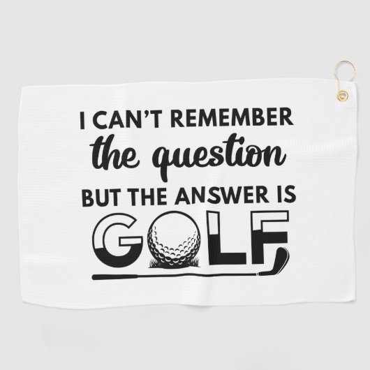 Het antwoord is Golf Golfhanddoek (Horizontaal)