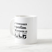 Het antwoord is Golf Koffiemok (Voorkant links)