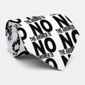 Het antwoord is neen stropdas (Opgerold)