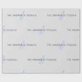 Het antwoord is tequila T-shirt Cadeaupapier (Vlak)