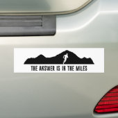 Het antwoord ligt in de milt. bumpersticker (Op auto)