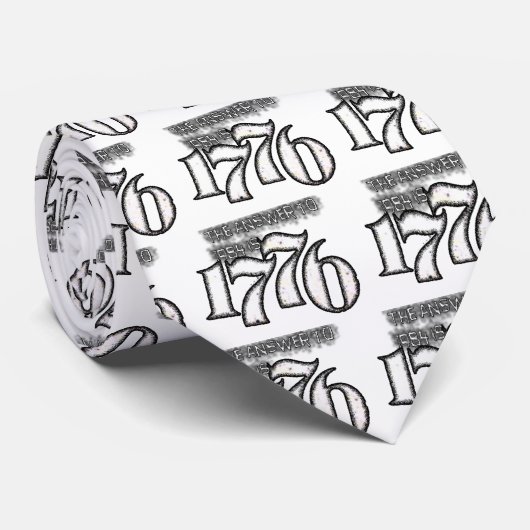 Het antwoord op 1984 is 1776 stropdas (Opgerold)