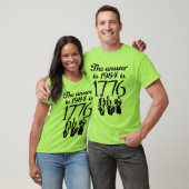 Het antwoord op 1984 is 1776 t-shirt (Unisex)