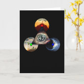 Het antwoord op alles is 42 kaart (Gele Bloem)