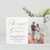 Het antwoord op de zwangerschap van onze gebedden aankondiging (Staand voorkant)