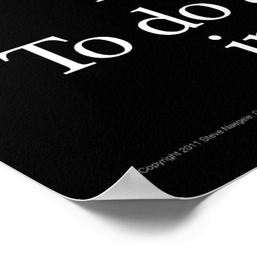 Het antwoord poster (Hoek)