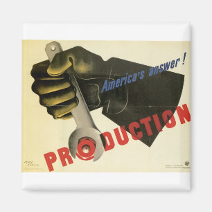 Het antwoord van Amerika! Productie Magneet