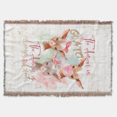 Het antwoord van de waterverf is MEER GOATS Deken (Voorkant)