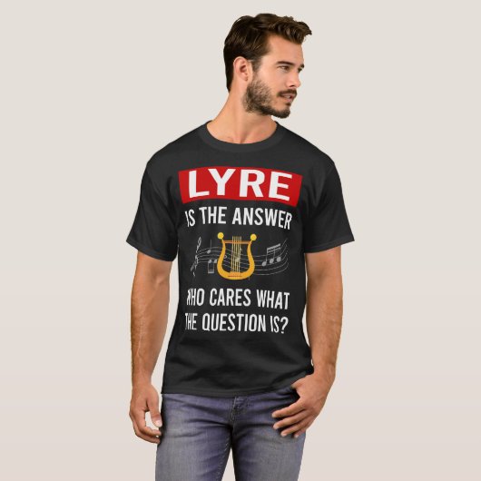 Het antwoord van Lyre T-shirt (Voorkant volledig)