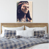 Het Apache-schilderij Canvas Afdruk (Insitu (Slaapkamer))