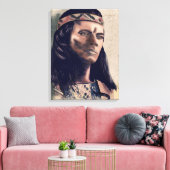 Het Apache-schilderij Canvas Afdruk (Insitu (Woonkamer))