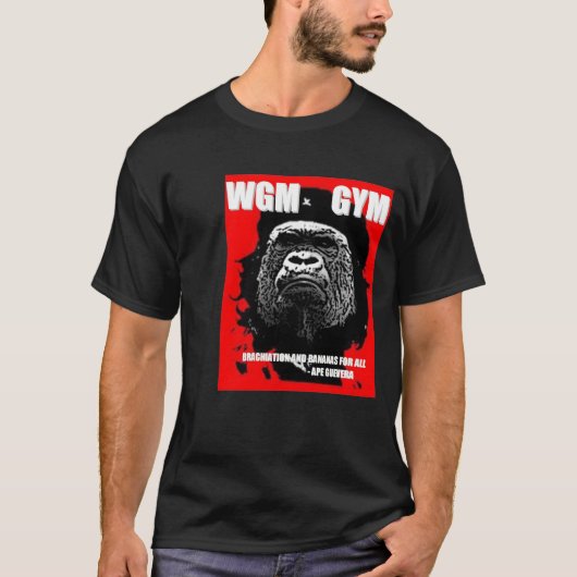 Het Ape Guevara WGM GYM-shirt T-shirt (Voorkant)