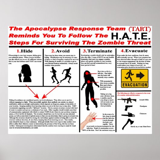 Het Apocalypse-reactieteam Poster (Voorkant)