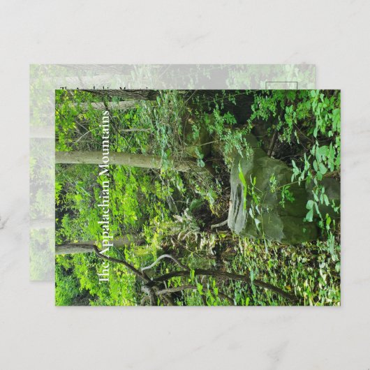 Het Appalachian gebergte Briefkaart (Voorkant / Achterkant)