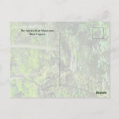 Het Appalachian gebergte Briefkaart (Achterkant)
