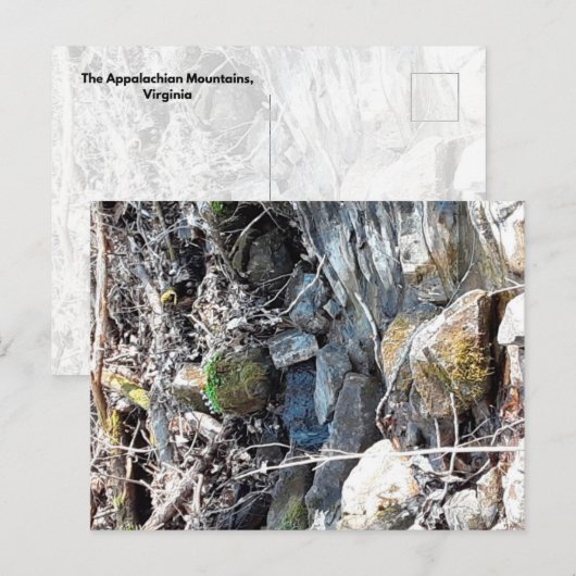 Het Appalachian gebergte, Virginia Briefkaart (Voorkant / Achterkant)