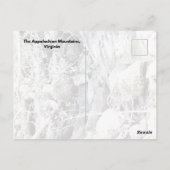 Het Appalachian gebergte, Virginia Briefkaart (Achterkant)