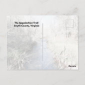 Het Appalachian Trail Briefkaart (Achterkant)