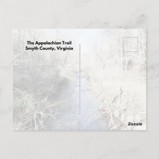 Het Appalachian Trail Briefkaart (Achterkant)