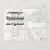 Het Appalachian Trail Briefkaart (Achterkant)