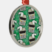 Het apparaatpatroon toevoegen metalen ornament (Rechts)