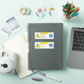 Het Apparatuur van het gevaar begint automatisch E Sticker (iPad Cover)
