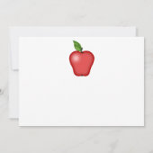 Het Apple Briefkaart van de leraar (Achterkant)