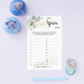 Het apronspeelkaarten voor kruidige bruidsfeest flyer (Enkel)