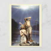 Het aptisme van Christus Briefkaart (Voorkant)