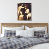 Het aptisme van Christus Canvas Afdruk (Insitu (Slaapkamer))