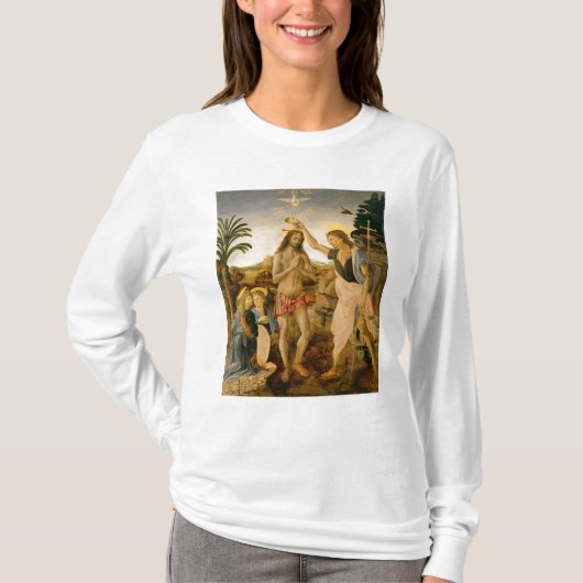 Het aptisme van Christus door John de Baptist T-shirt (Voorkant)