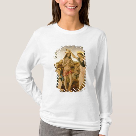 Het aptisme van Christus door John de Baptist T-shirt (Voorkant)