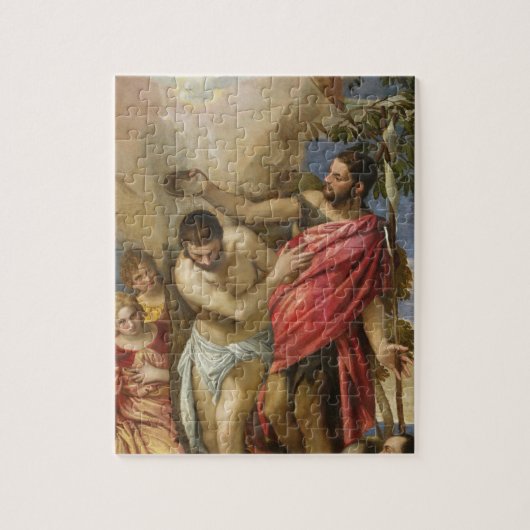 Het aptisme van Christus Legpuzzel (Verticaal)
