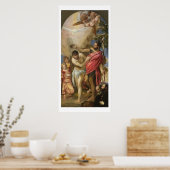Het aptisme van Christus Poster (Keuken)
