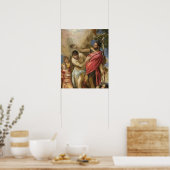 Het aptisme van Christus Poster (Keuken)