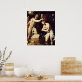 Het aptisme van Christus Poster (Keuken)