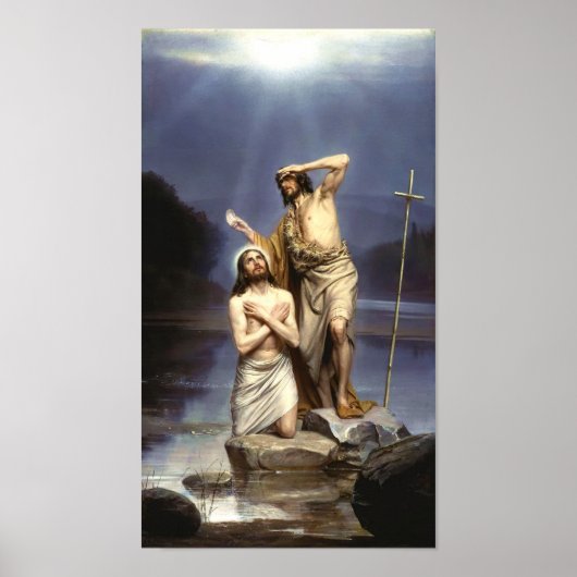Het aptisme van Christus Poster (Voorkant)