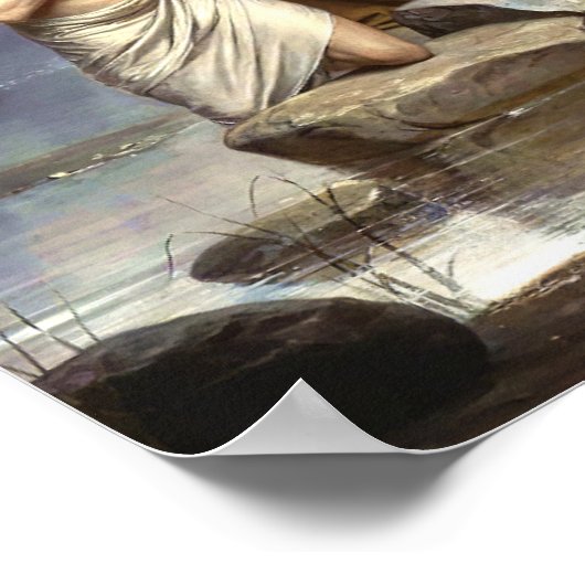 Het aptisme van Christus Poster (Hoek)