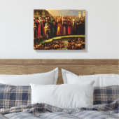 Het aptisme van het Muromese volk Canvas Afdruk (Insitu (Slaapkamer))