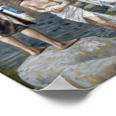 "Het aptisme van Jezus" — door James Tissot Poster (Hoek)