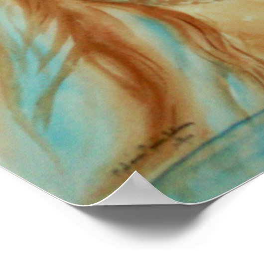 Het aptisme van Jezus Poster (Hoek)