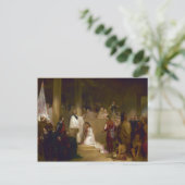 Het aptisme van Pocahontas door John Gadsby Chapma Briefkaart (Staand voorkant)