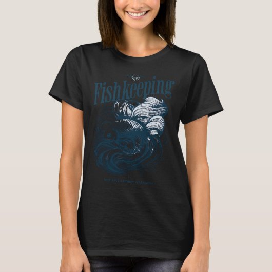Het Aquarium Kat T-shirt (Voorkant)