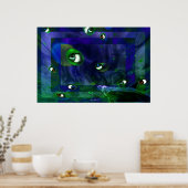 Het aquarium poster (Keuken)