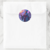 Het Arcane Pad -  Ronde Sticker (Tas)
