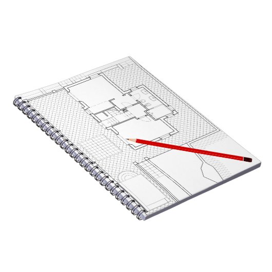 Het architectennotebook notitieboek (Rechterzijde)