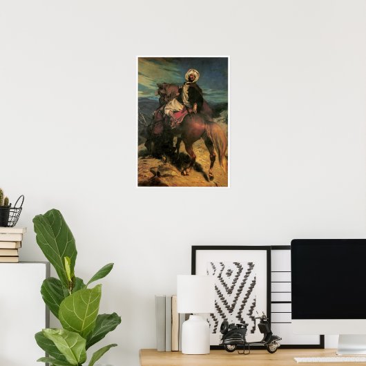 Het areaal van koning Boabdil in Granada Poster (Thuiskantoor)