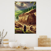 Het Ark Papier van Noach Poster (Keuken)